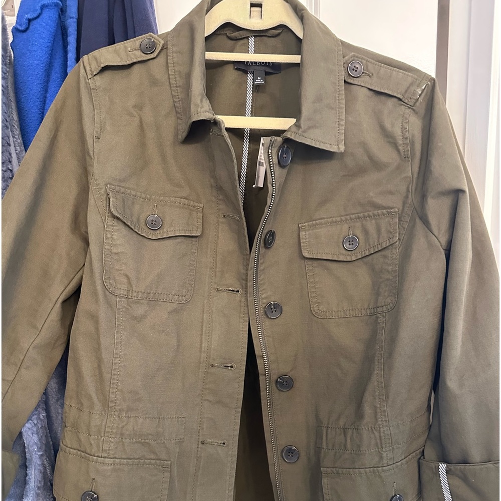 Talbots Jacket Khacki green